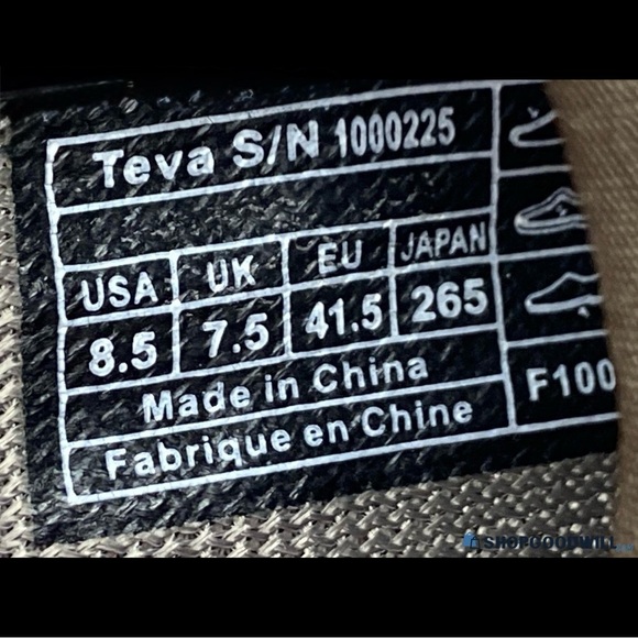 Teva Gray and Orange Women's Shoes - Picture 6 of 6